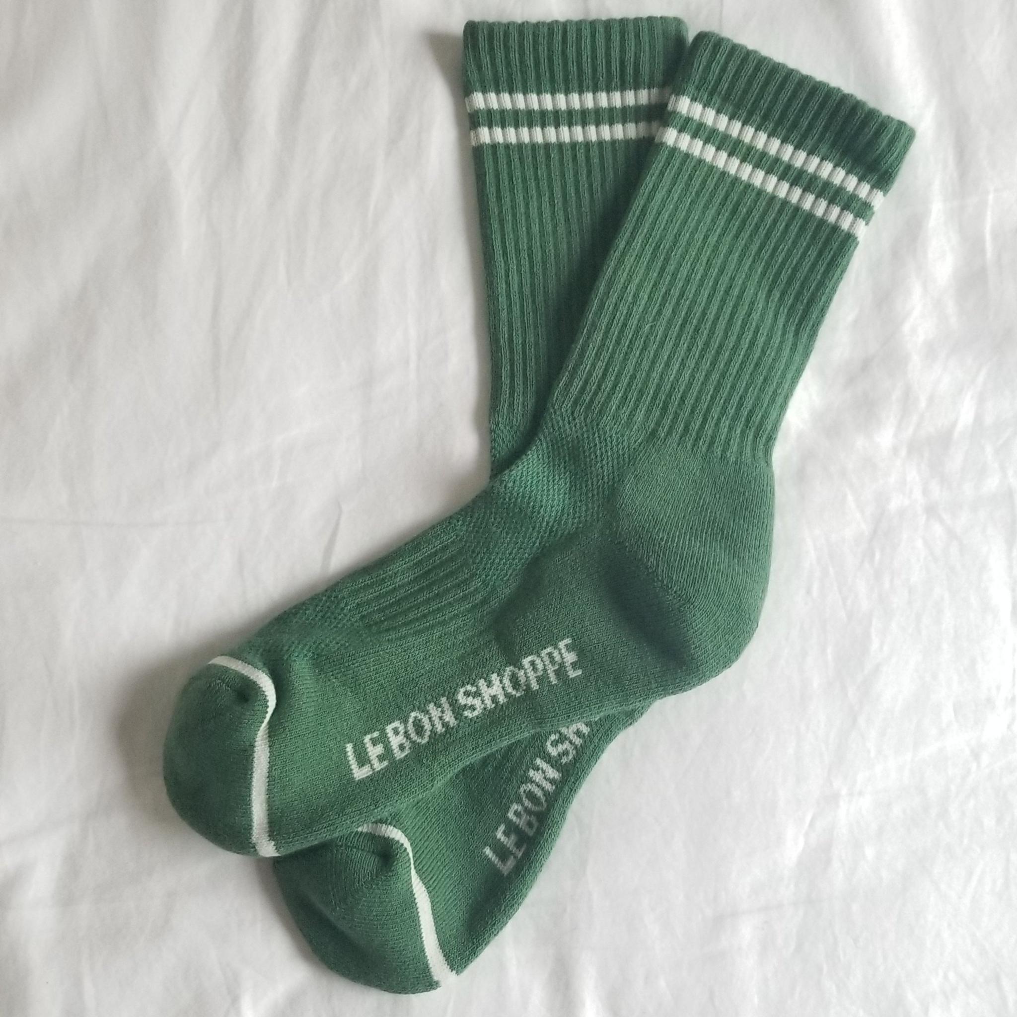 Boyfriend socks - Moss