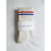 Boyfriend socks - Milk