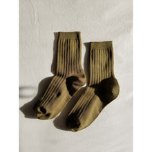 Afbeelding in Gallery-weergave laden, Her Socks cotton - Pesto
