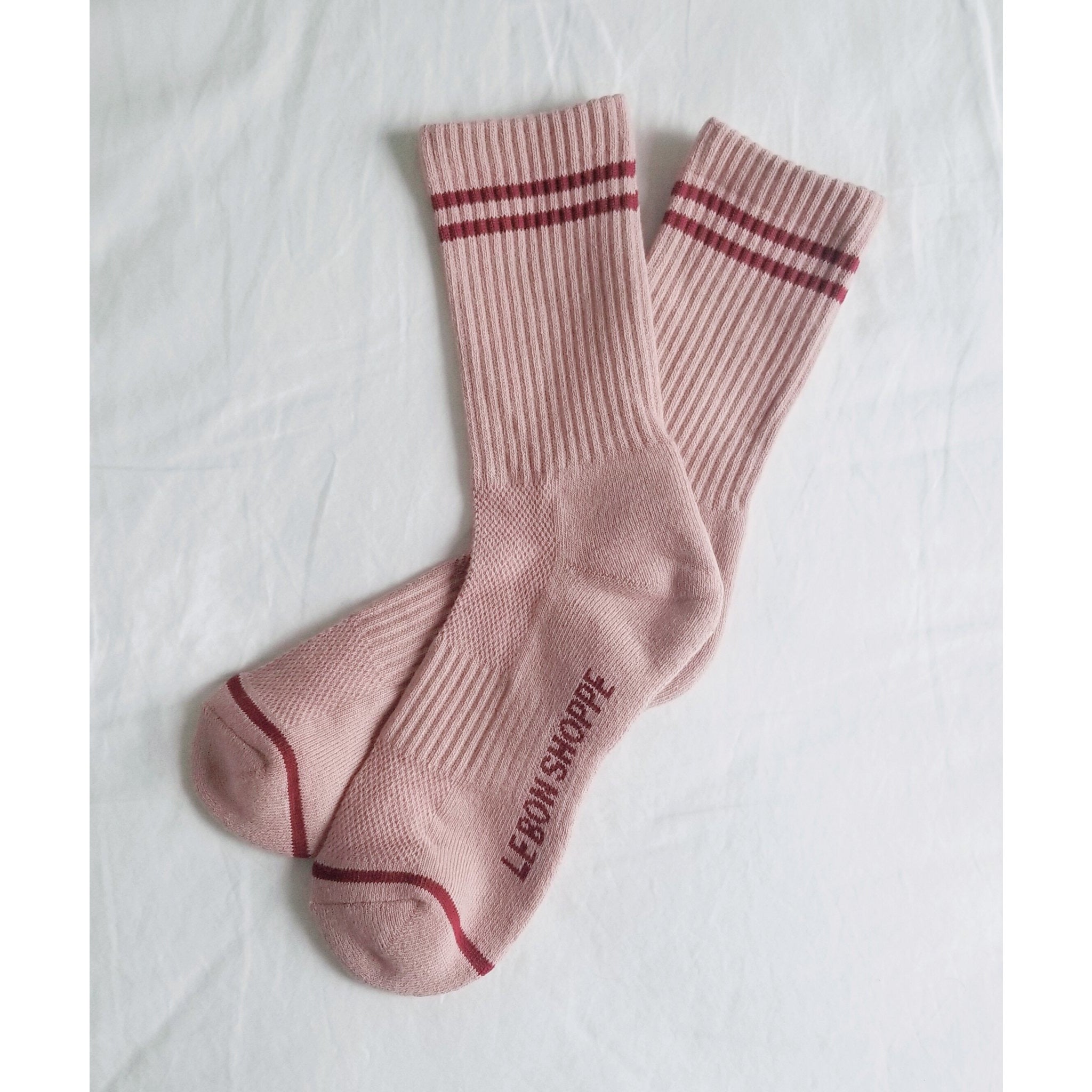 Boyfriend socks - Vintage pink