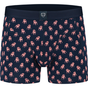 Pink plastic boxer brief