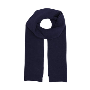 Merino wool scarf - Navy blue