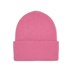 Merino wool hat - Bubble gum pink