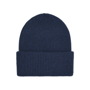 Merino wool hat - Navy blue