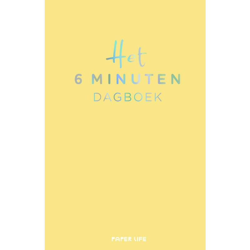 Het 6 minuten dagboek - gele editie