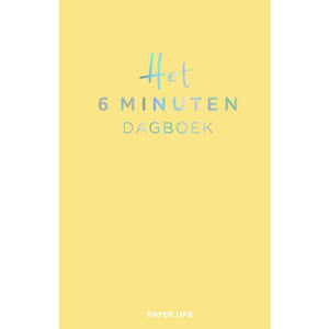 Het 6 minuten dagboek - gele editie