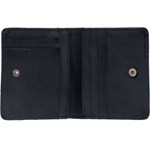 Alex fold-over wallet - black