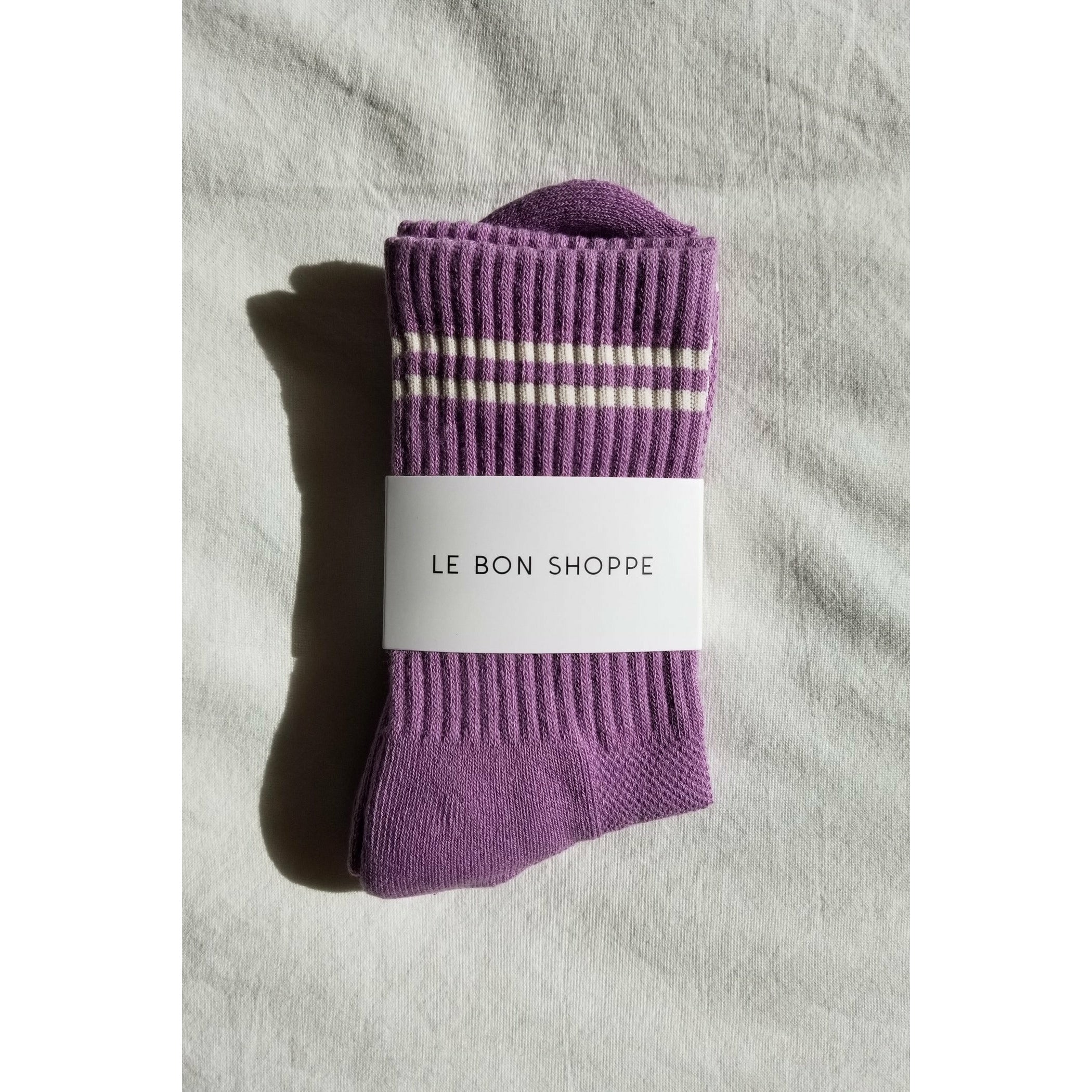 Boyfriend socks - Grape