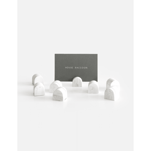 Bobby card holders - white marble