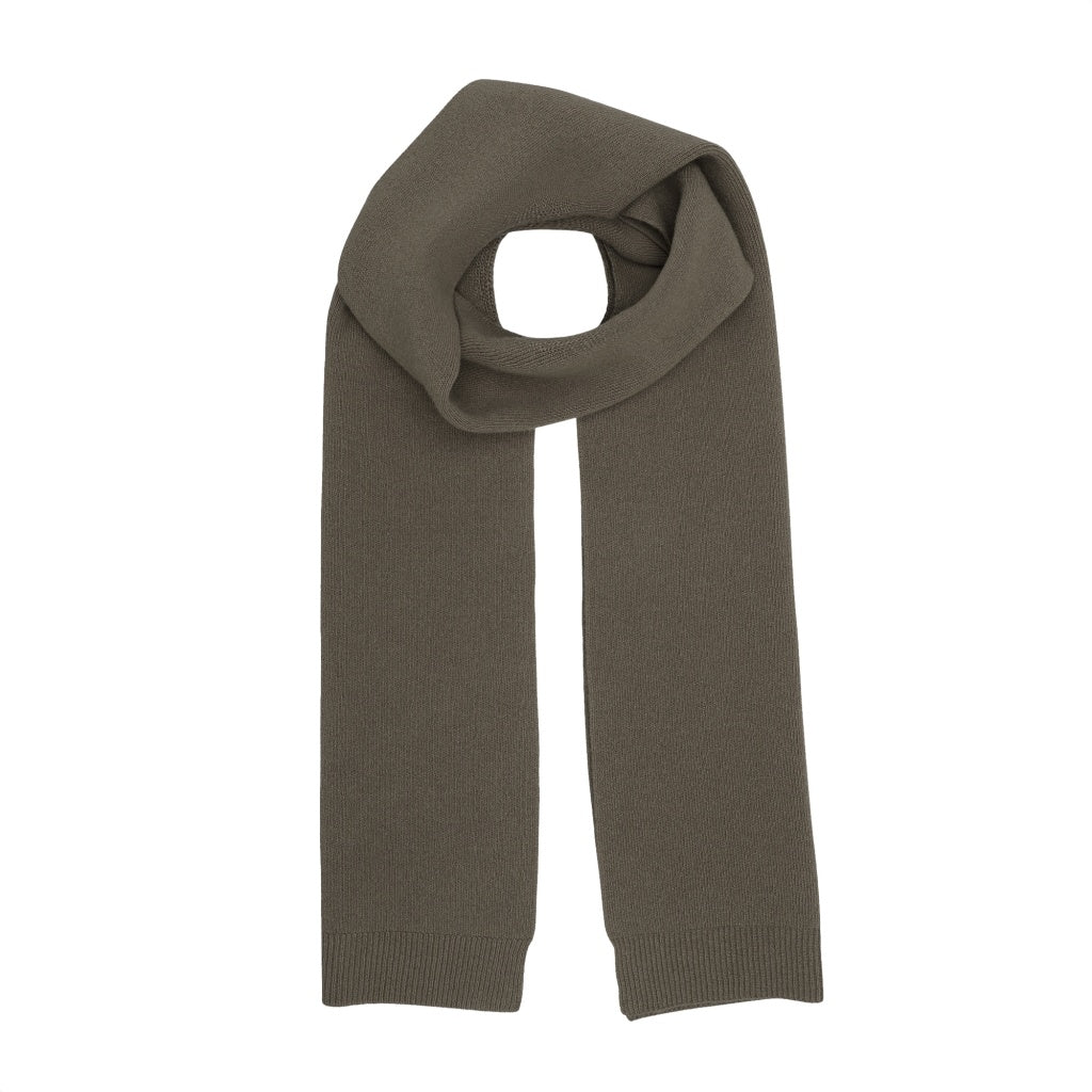 Merino wool scarf - Dusty Olive