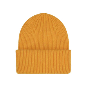Merino wool hat - Burned yellow