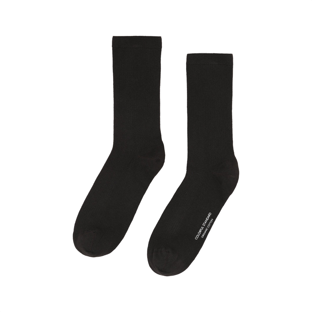 Classic organic sock - Deep black