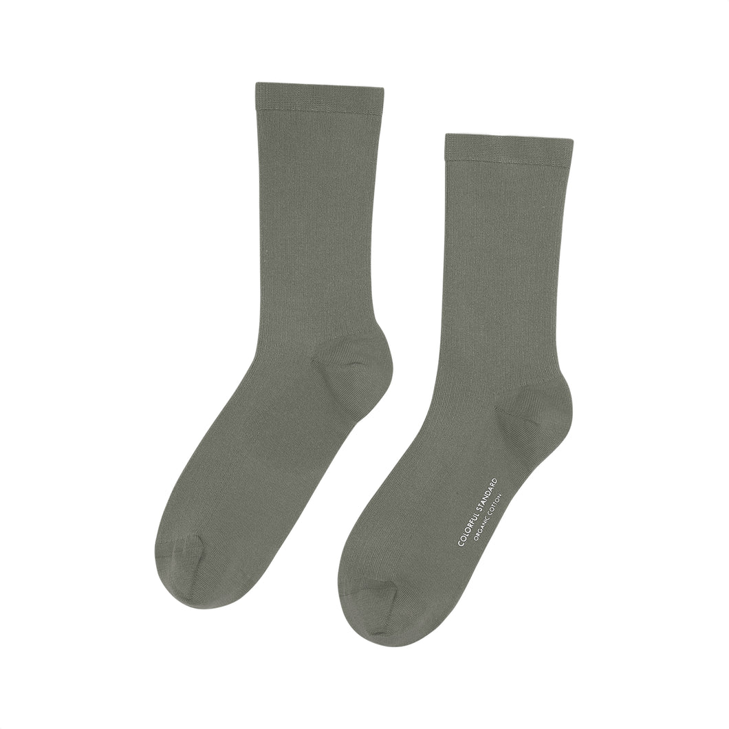 Classic organic sock - Dusty Olive