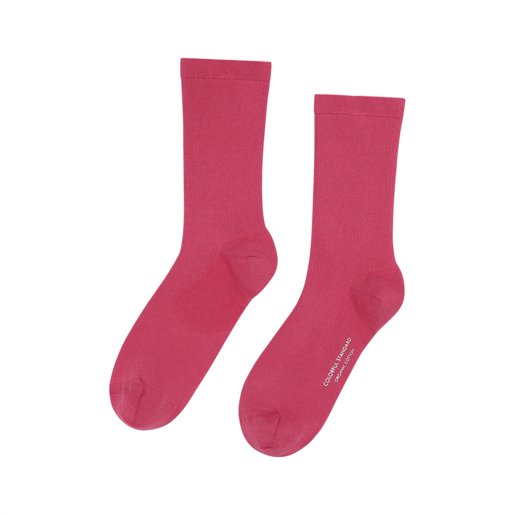 Classic organic sock - Raspberry pink