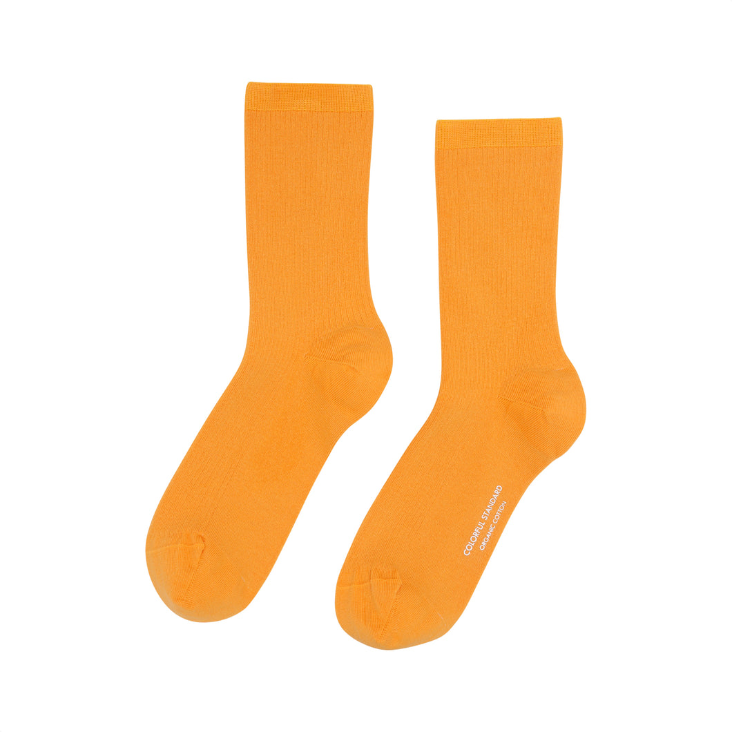Classic organic sock - Sunny orange