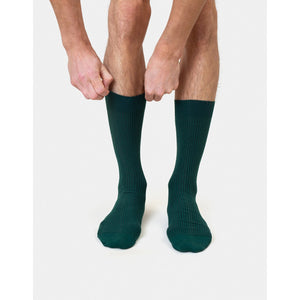 Classic organic sock - Emerald green
