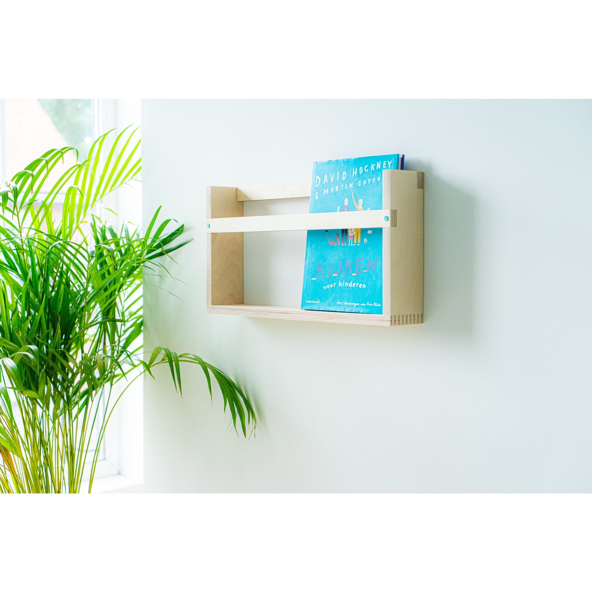 Wandrekje -  magazinehouder berk