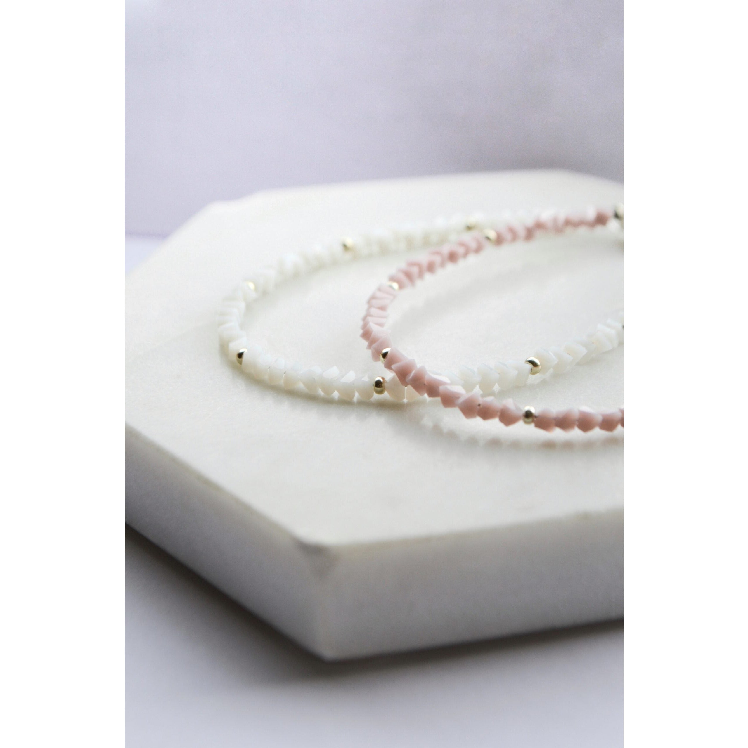 Armband - Total lilac silver