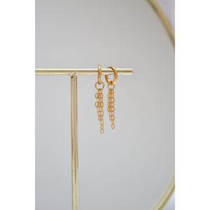 Oorbel - Triple chain hoop