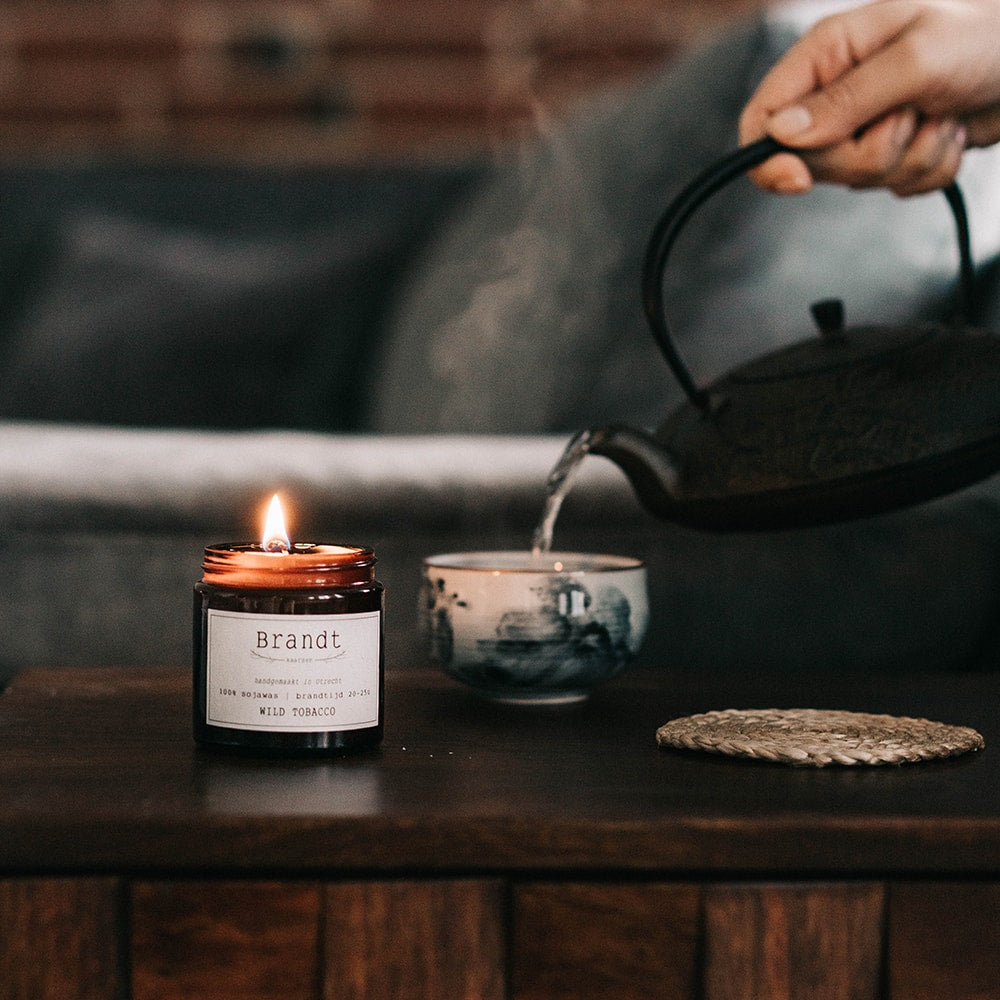 Geurkaars - Apotheekcollectie wild tobacco