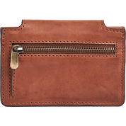 Harmonica wallet - cognac