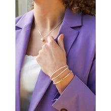 Afbeelding in Gallery-weergave laden, Armband - Total lilac silver
