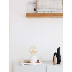 Walter table lamp - white marble