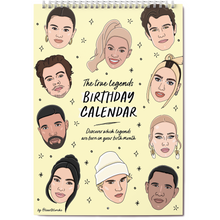 Afbeelding in Gallery-weergave laden, Birthday legends kalender
