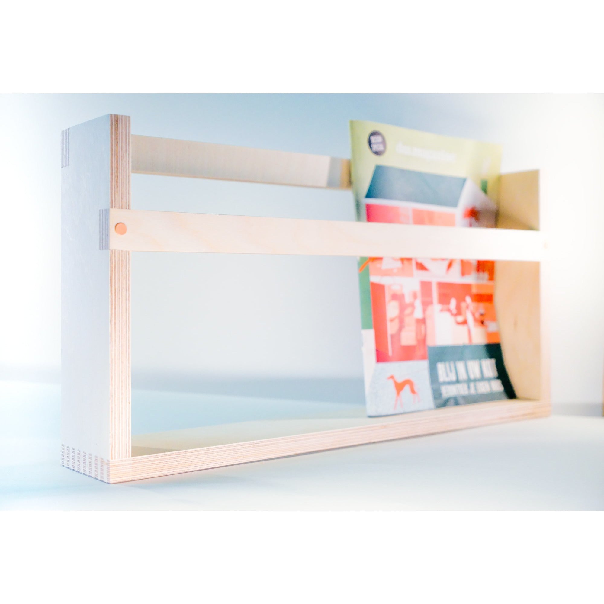 Wandrekje -  magazinehouder berk