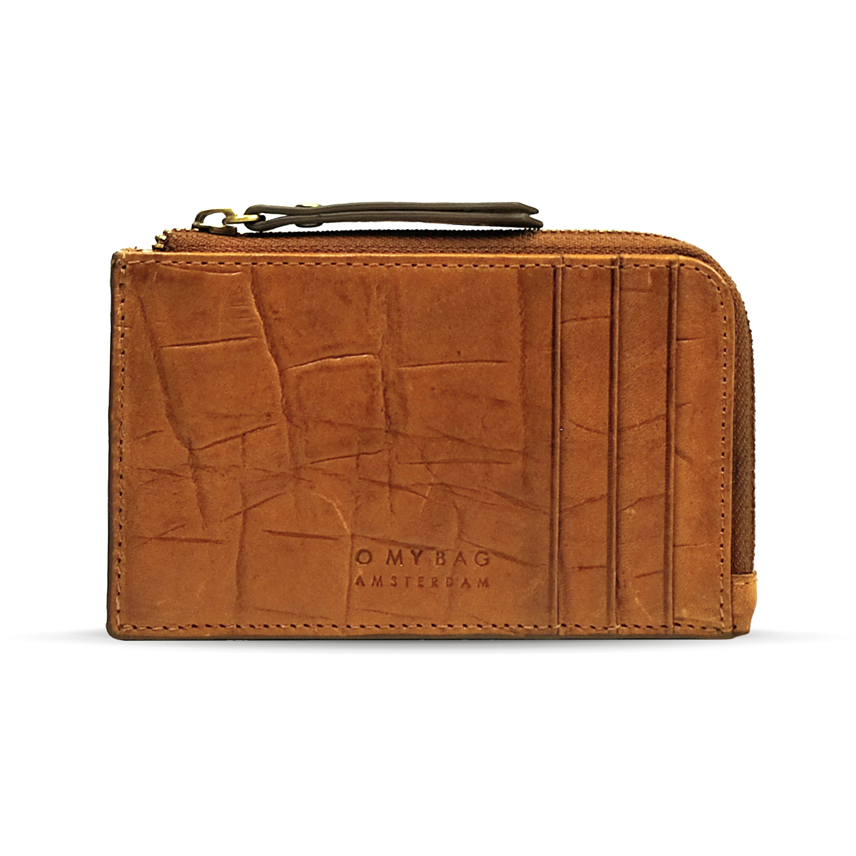 Lola coin purse - cognac croco