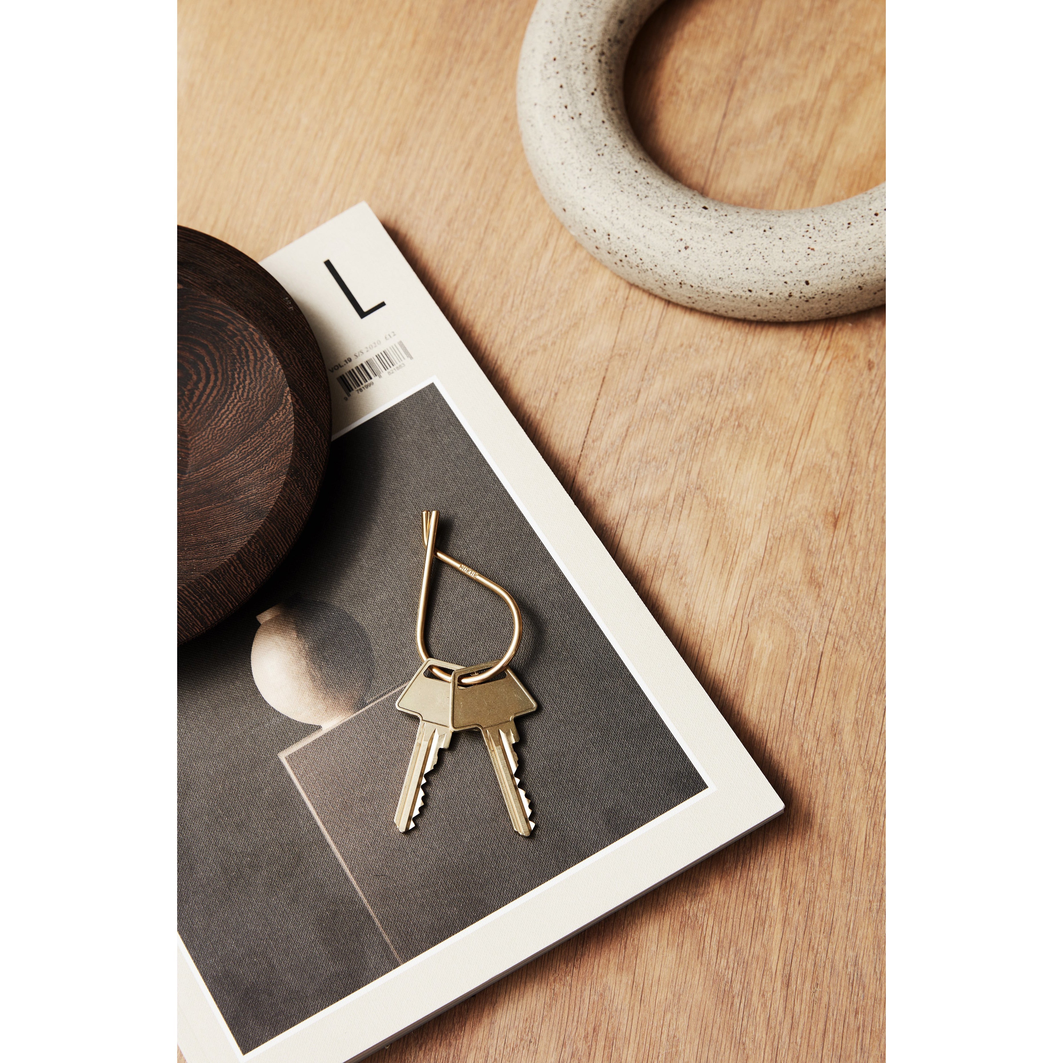 Sleutelhanger messing