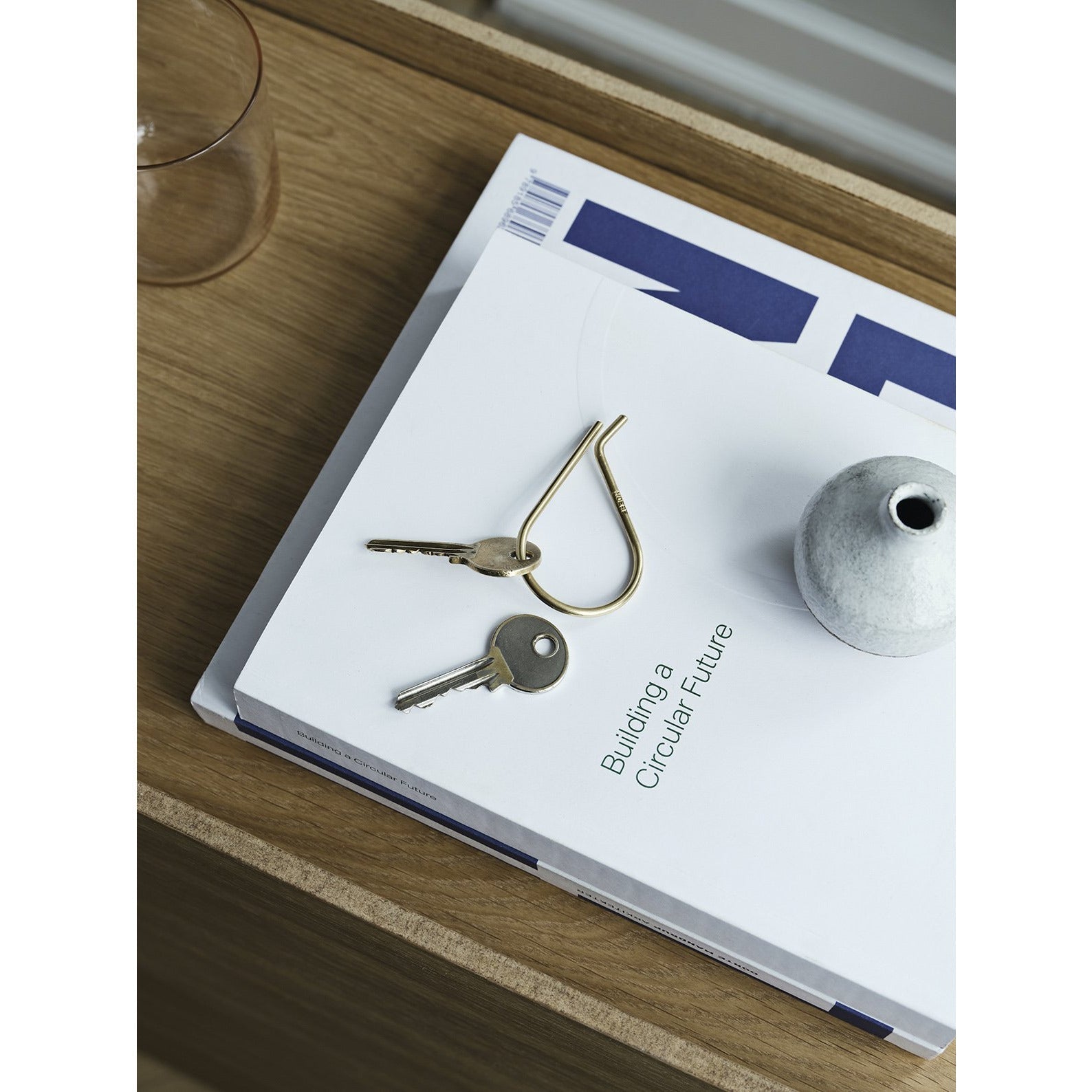 Sleutelhanger messing