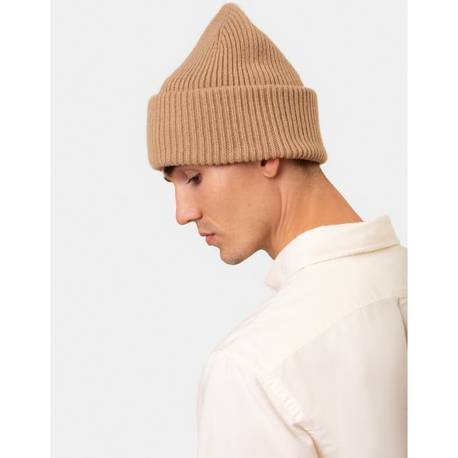 Merino wool hat - Sahara Camel