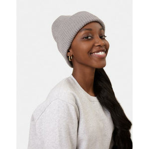 Merino wool hat - Heather grey