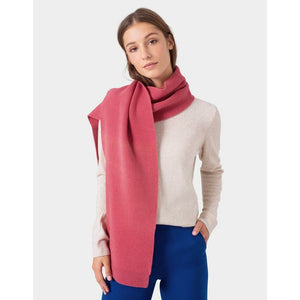 Merino wool scarf - Polar blue