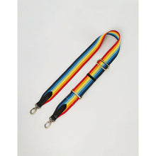 Afbeelding in Gallery-weergave laden, Rainbow webbing strap - black and white
