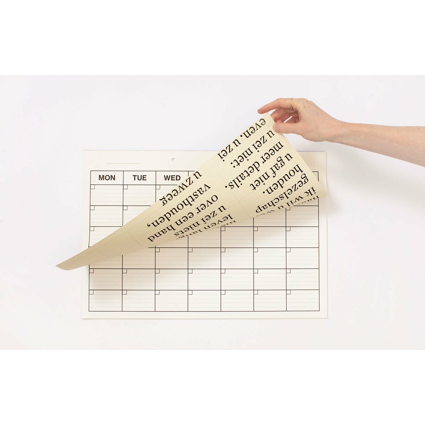 Monthly planner