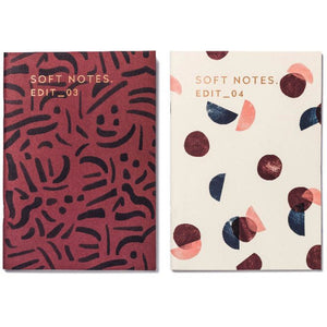 Notebooks misty red