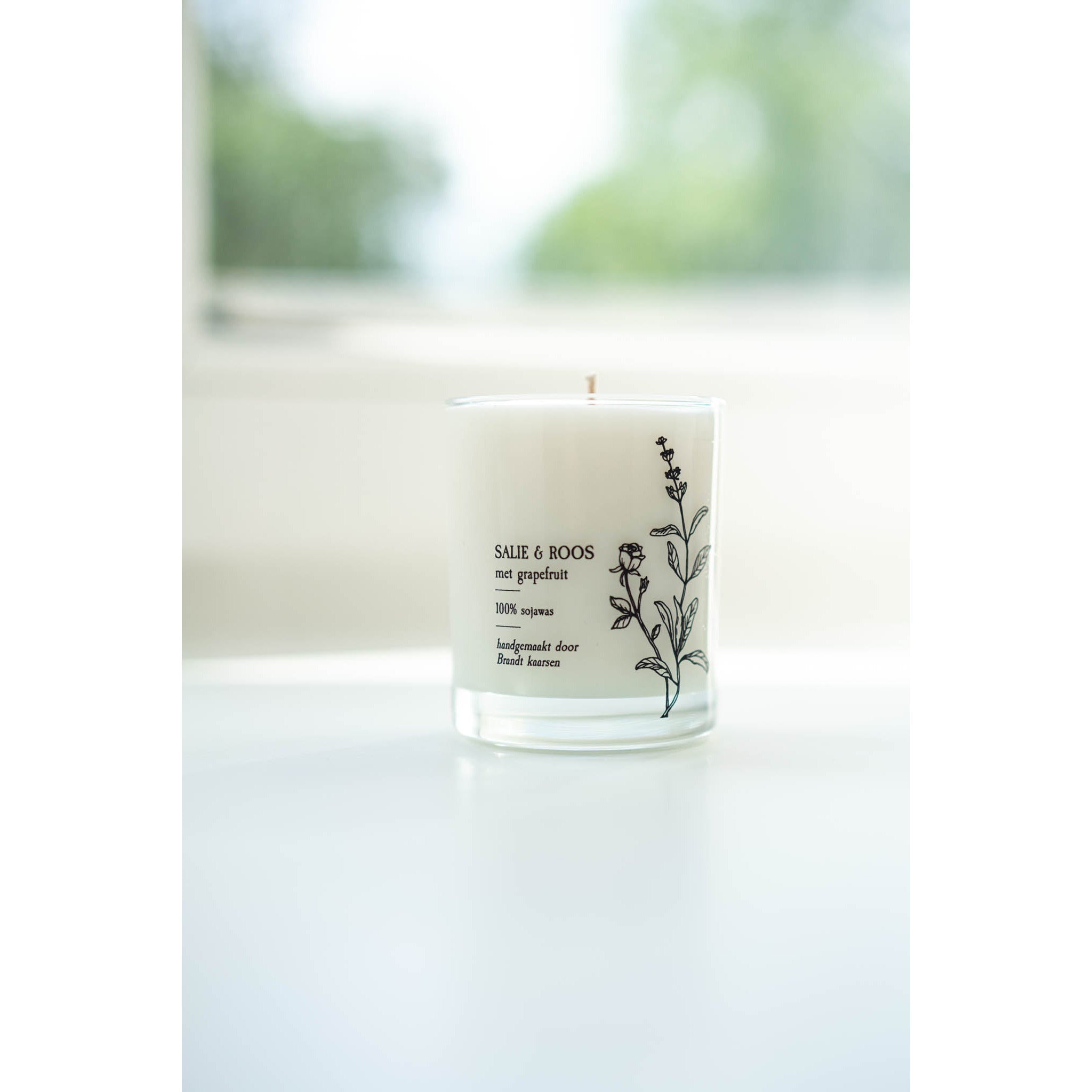 Geurkaars - Salie & Roos