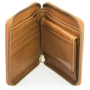 Sonny square wallet cognac