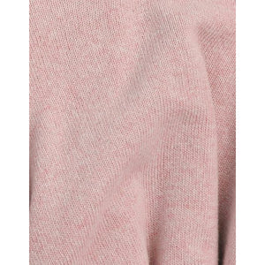 Women light merino wool crew - Faded pink