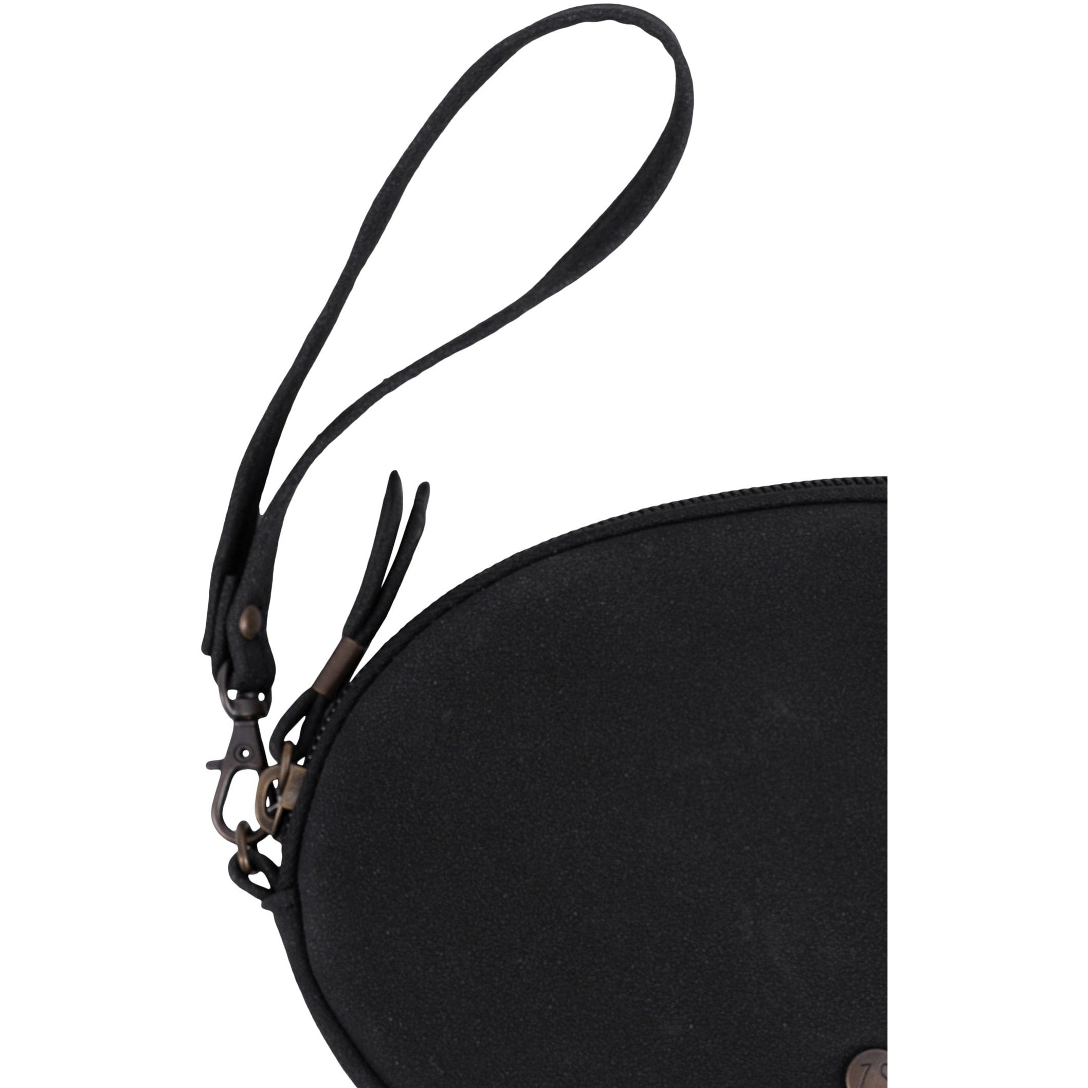 Ovale etui - mat zwart