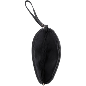 Ovale etui - mat zwart