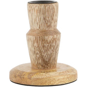 Houten kandelaar - Naturel (3 formaten)