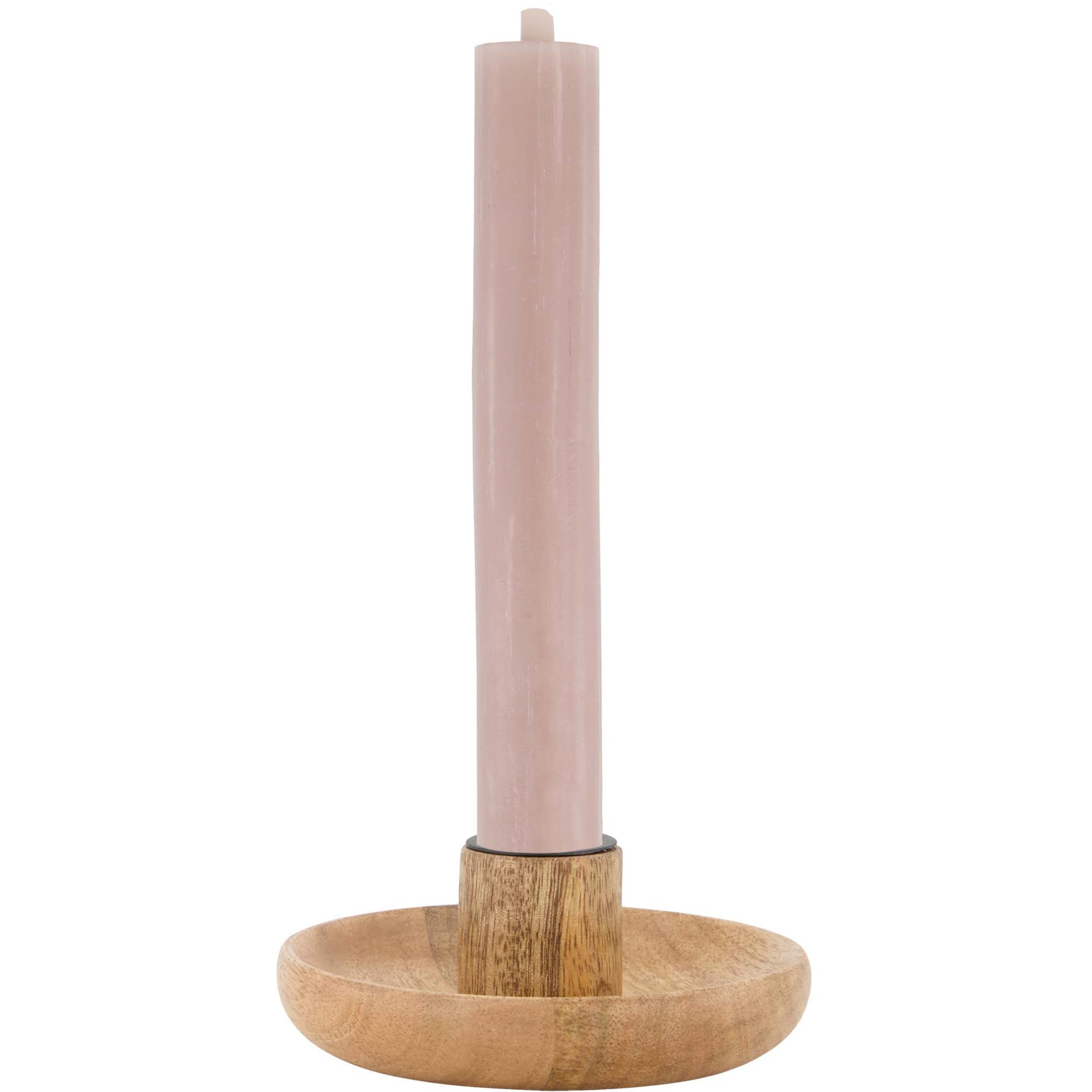 Houten kandelaar - Naturel (3 formaten)