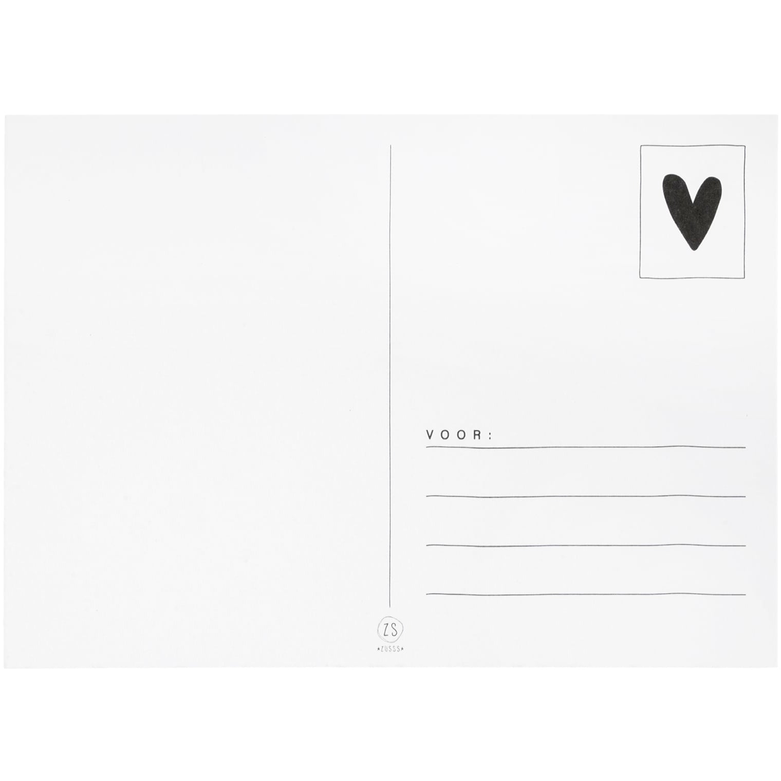 Postkaart - Je bent lief