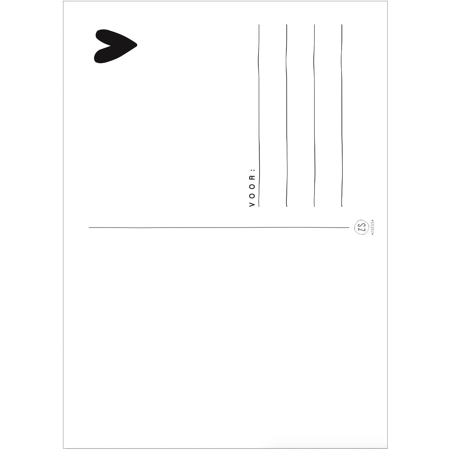 Postkaart - Lieverd