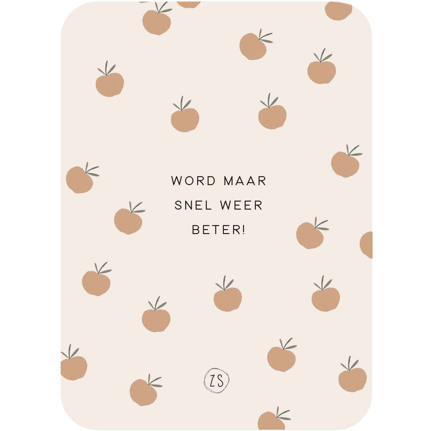 Postkaart - Snel beter