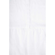 Korte strokenjurk - off white