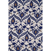 Maxi jurk met print - zand/kobalt